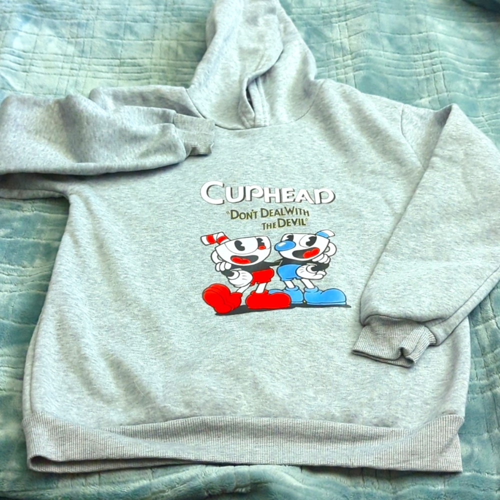Cuphead sweatshirt size 8